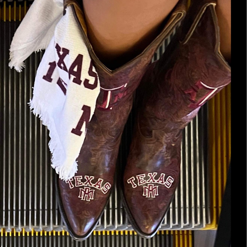 Texas A&M Aggie Game Day Boots 7.5